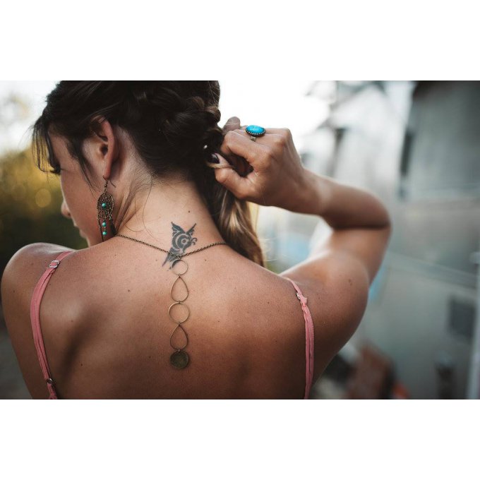 ALANA Bijou de dos en laiton-back jewel