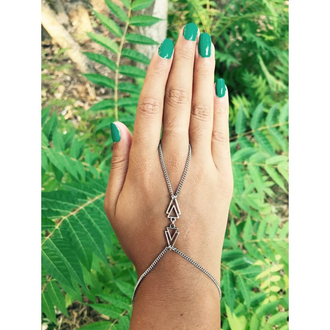 Bijou de main en acier inoxydable-Hand jewel